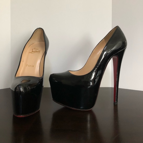 Christian Louboutin Shoes - Christian Louboutin Daffodile Black Patent Leather